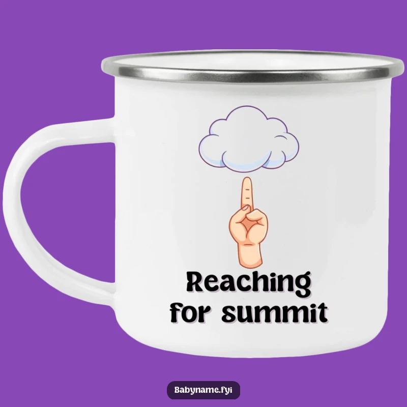 Funny Adventure Mug: Tiny Hand Cloud - Outdoor Funny Gift