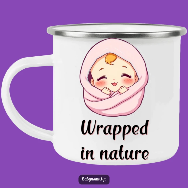 Funny Baby Blanket Camping Mug – Cozy Adventures with Peaceful Vibes
