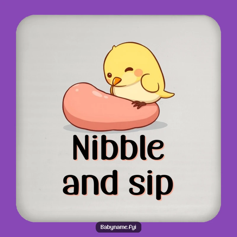 Funny Baby Bird Coaster, Giant Worm Protector for Your Table