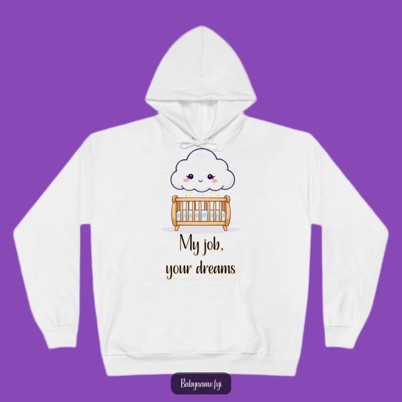Cozy Funny Cloud Sprinkling Sparkles Hoodie - Warm Newborn Gift Apparel