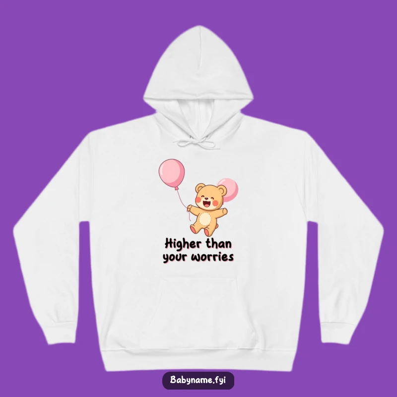 Funny Teddy Bear Hoodie: Cozy Heights of Joy - Warm and Whimsical!