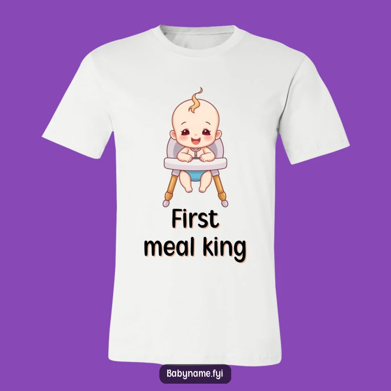 Funny Happy Baby T-Shirt - Cozy High Chair Fun, Adorable Gift for Little Ones