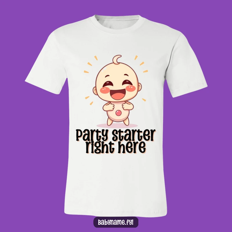 Funny Shaking Rattle T-Shirt - Giggles Guaranteed Baby Shower Tee