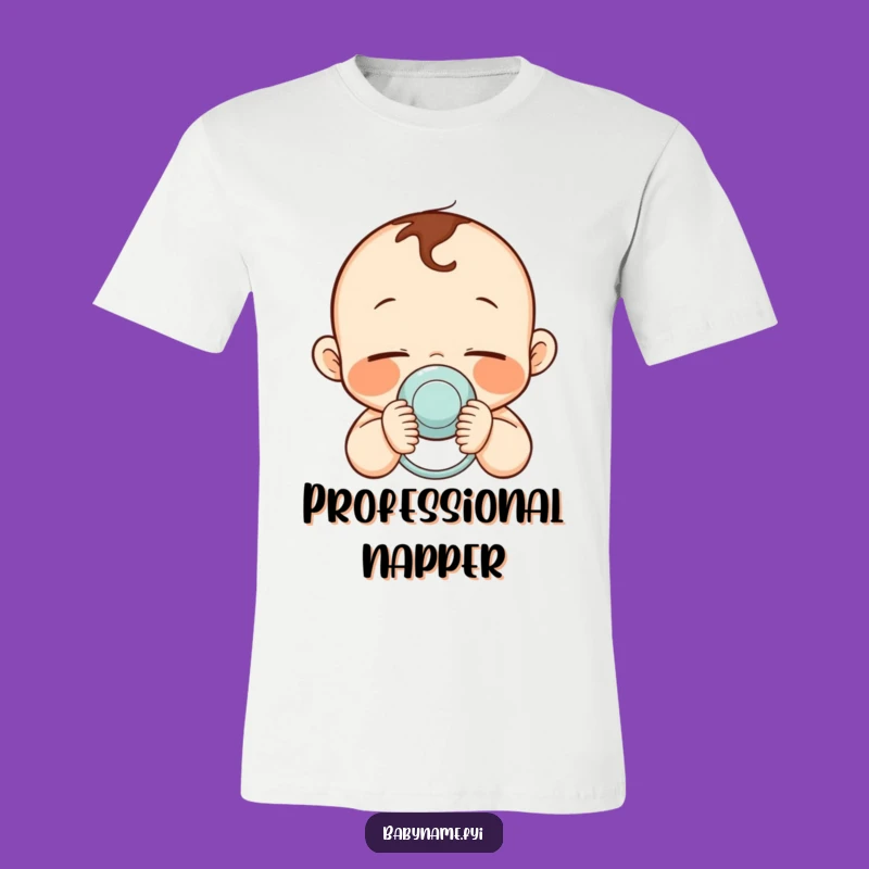 Funny Snoozy Baby T-Shirt: Rosy Cheeks - Adorable Funny Gift