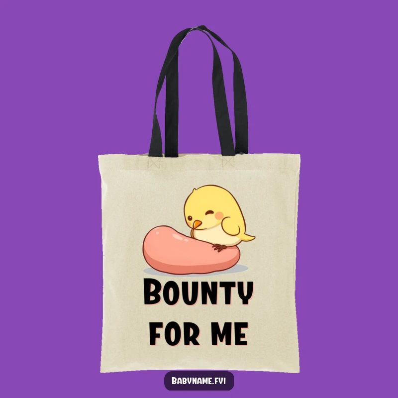 Funny Baby Bird Tote Bag, Giant Worm Hunter Accessory for Everyday