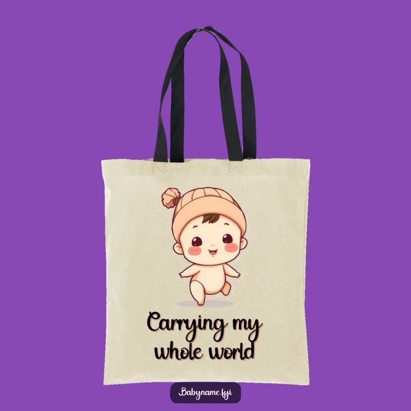 Funny Baby Kicking Legs Tote Bag – Carry Your Laughs Everywhere
