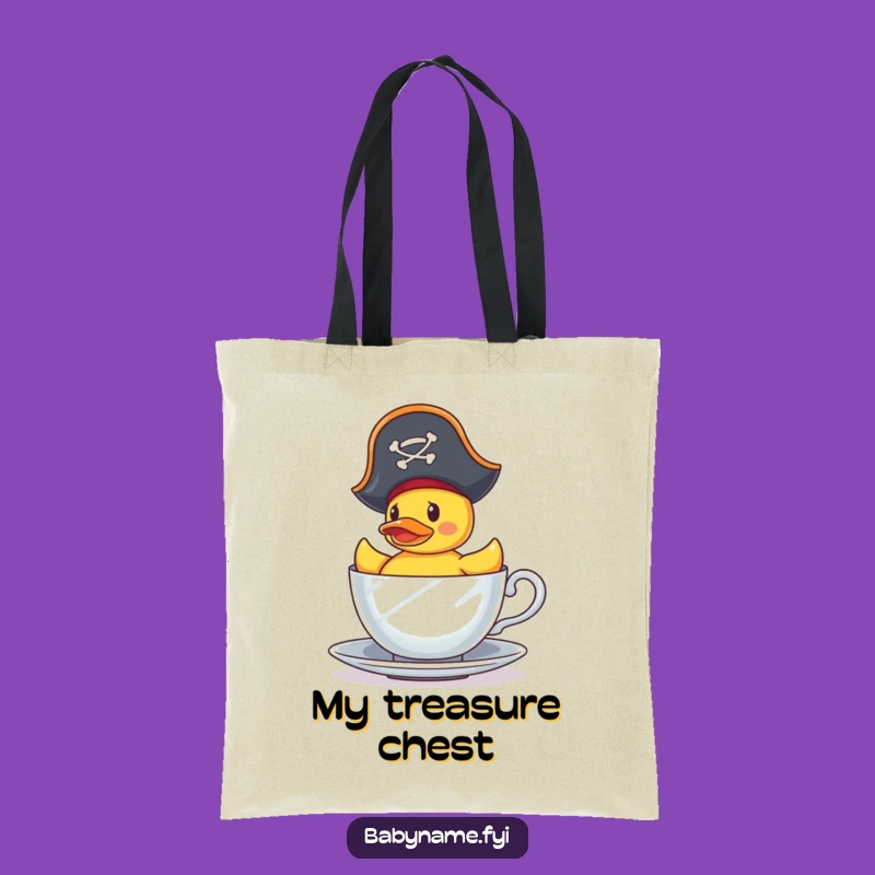 Funny Pirate Duck Tote Bag: Adventure Awaits - Practical Funny Gift!
